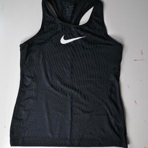 Nike Dry Fit Court Black Girl's Tank Size Large.